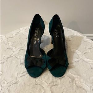 Teal Suede Shoes